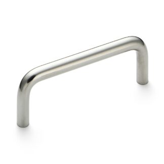 Poignée de porte en acier inoxydable V2A (SUS304), 120 mm (4,8″) H-42-C-3. Poignée de porte en acier inoxydable de haute qualité en acier inoxydable V2A (SUS304), poli miroir, pour environnements humides, navires, zone alimentaire, zone médicale par Sugatsune / LAMP® (Japon)