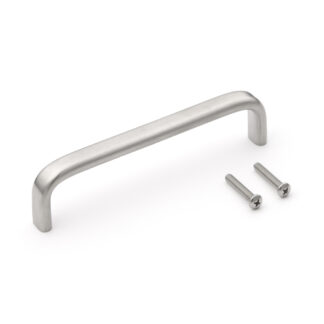 Poignée de porte en acier inoxydable V2A (SUS304), 150 mm (6″) EC-150S. Poignée de porte en acier inoxydable massif de haute qualité en acier inoxydable V2A (SUS304), mat satiné, pour environnements humides, navires, zone alimentaire, zone médicale par Sugatsune / LAMP® (Japon)