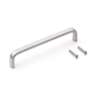 Poignée de porte en acier inoxydable V2A (SUS304), 180 mm (7,1″) EC-180S. Poignée de porte en acier inoxydable massif de haute qualité en acier inoxydable V2A (SUS304), mat satiné, pour environnements humides, navires, zone alimentaire, zone médicale par Sugatsune / LAMP® (Japon)