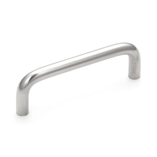 Poignée de porte en acier inoxydable V2A (SUS304), 66 mm (2,6″) H-42-C-8. Poignée de porte en acier inoxydable de haute qualité en acier inoxydable V2A (SUS304), poli miroir, pour environnements humides, navires, zone alimentaire, zone médicale par Sugatsune / LAMP® (Japon)