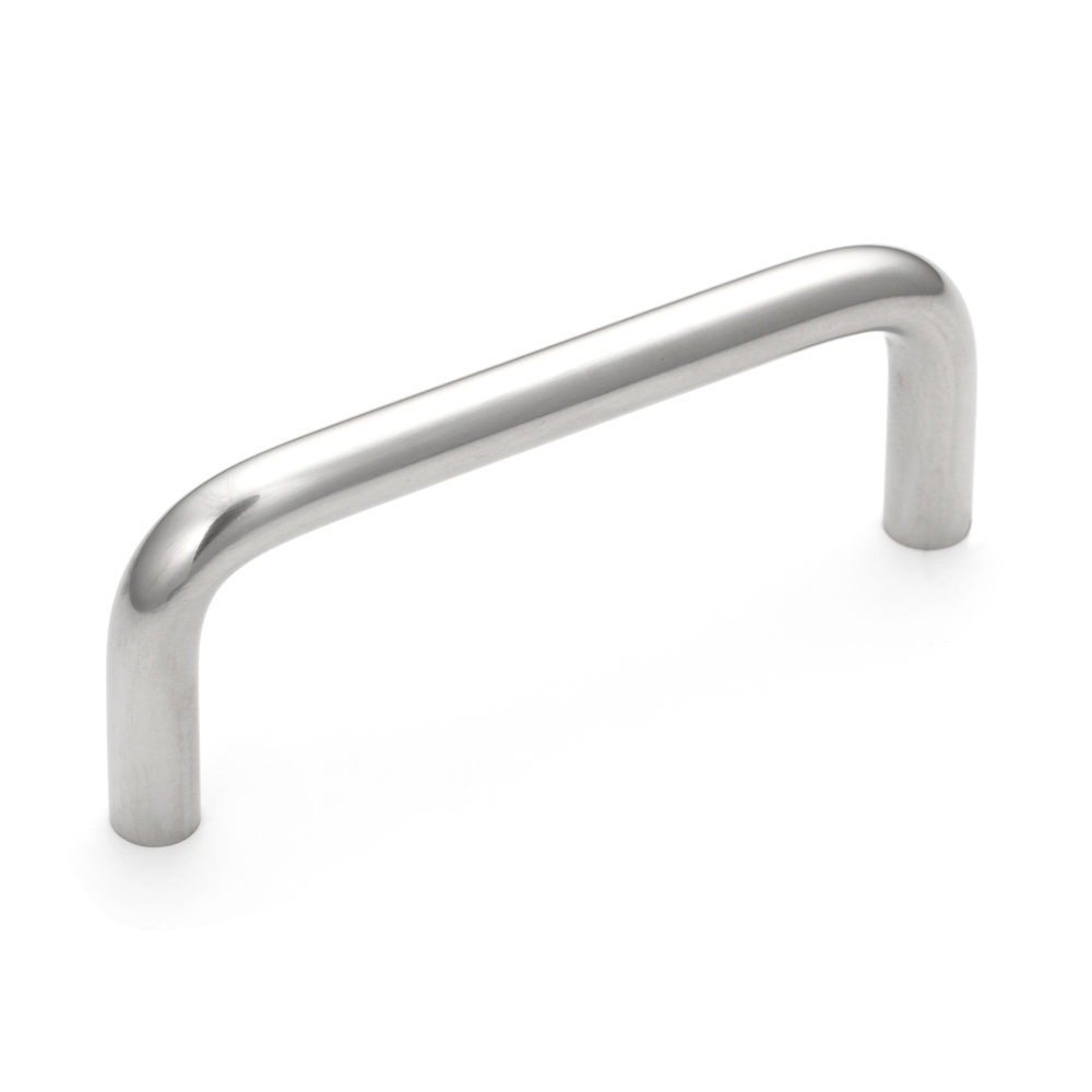 Poignée de porte en acier inoxydable V2A (SUS304), 75 mm (3″) H-42-C-1. Poignée de porte en acier inoxydable de haute qualité en acier inoxydable V2A (SUS304), poli miroir, pour environnements humides, navires, zone alimentaire, zone médicale par Sugatsune / LAMP® (Japon)