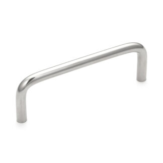 Poignée de porte en acier inoxydable V2A (SUS304), 86 mm (3,4″) H-42-C-14. Poignée de porte en acier inoxydable de haute qualité en acier inoxydable V2A (SUS304), poli miroir, pour environnements humides, navires, zone alimentaire, zone médicale par Sugatsune / LAMP® (Japon)