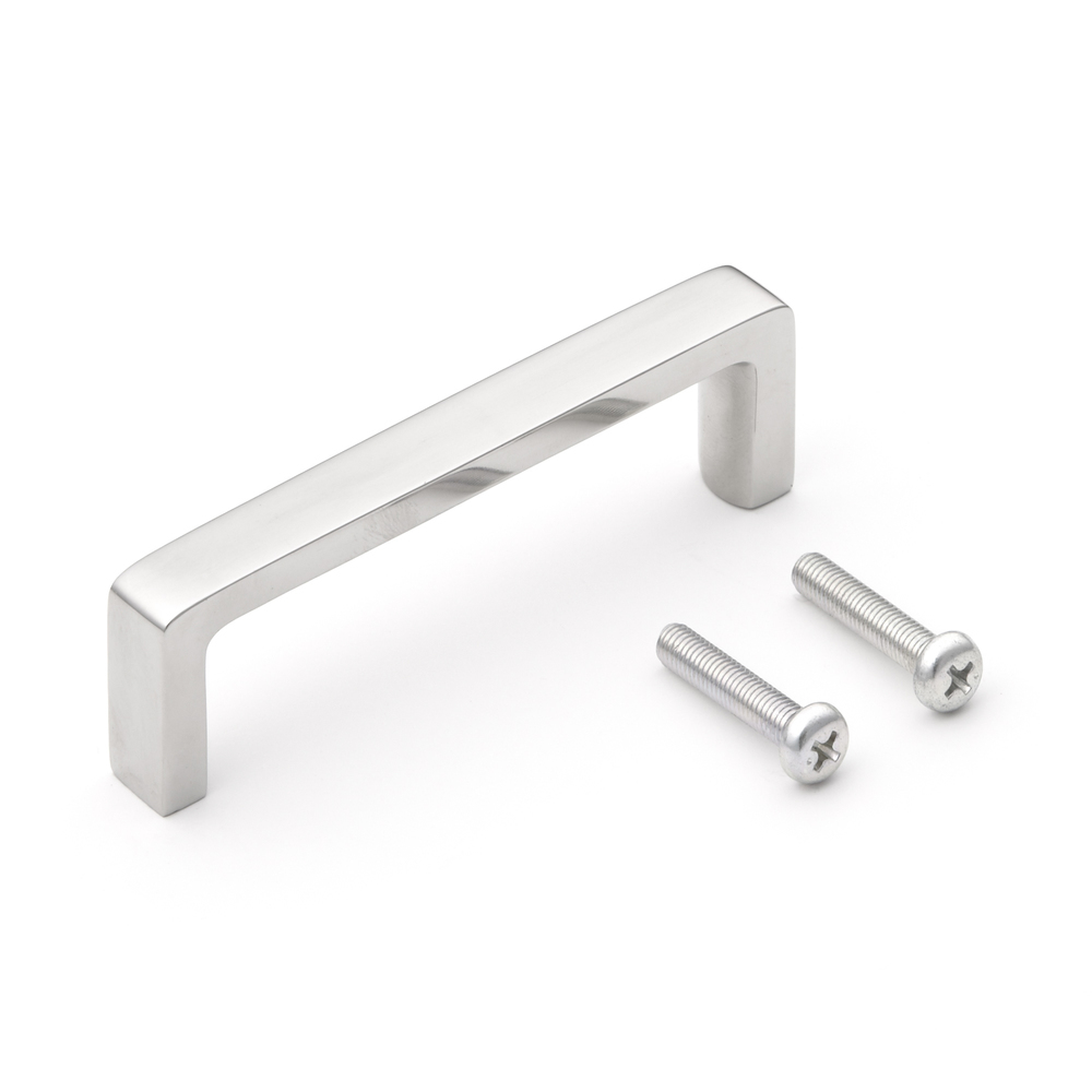 Poignée de porte en acier inoxydable V2A (SUS304), 90 mm (3,6″) FB-90. Poignée de porte en acier inoxydable massif de haute qualité en acier inoxydable V2A (SUS304), poli miroir, pour environnements humides, navires, zone alimentaire, zone médicale par Su