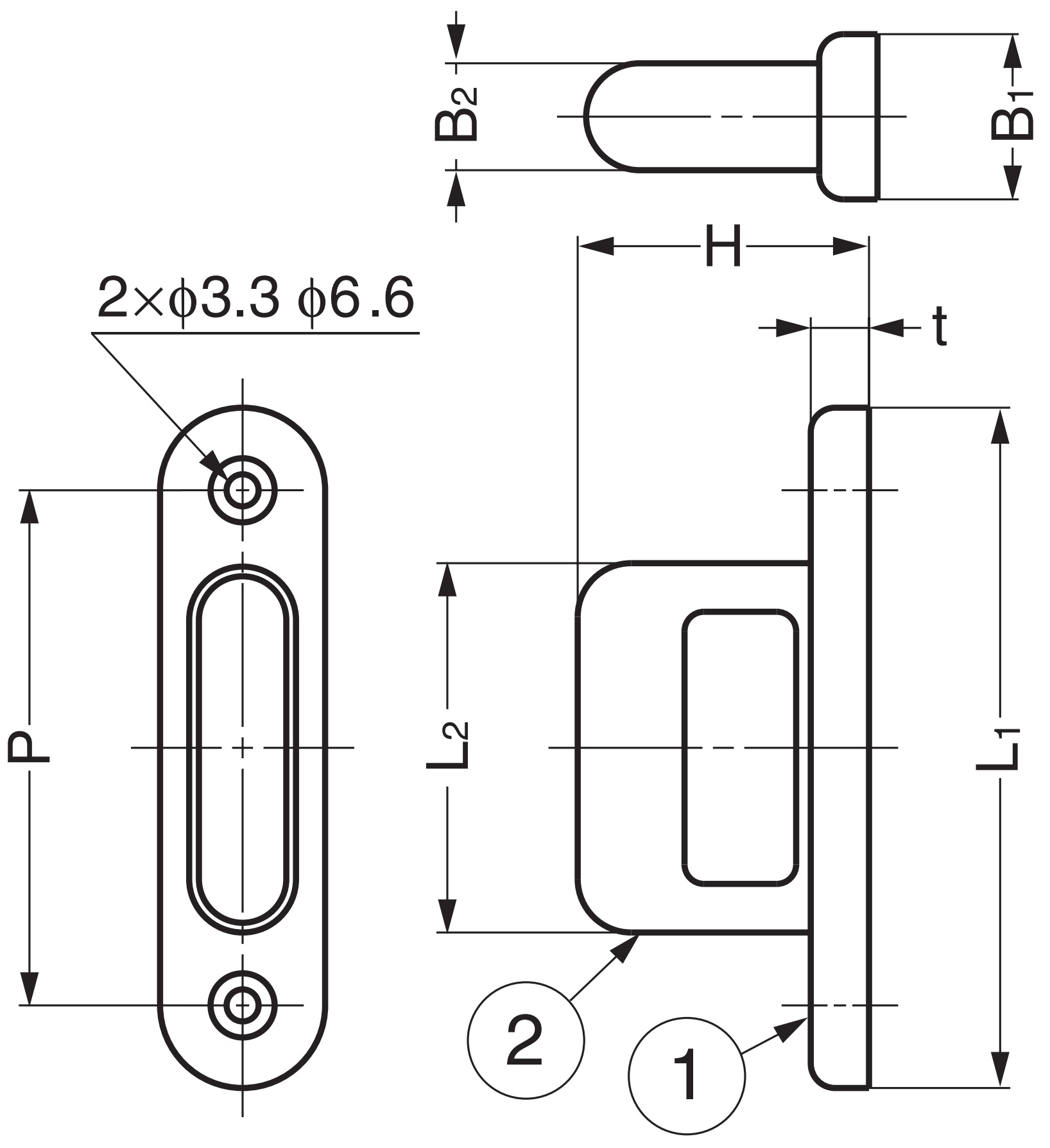 Poignée en acier inoxydable SUS304 avec zone de préhension souple, 60 mm (2-3/8"), HS-60S. Poignée souple en acier inoxydable V2A, satin mat, pour cuisine, meubles de vie, meubles de salle de bain, environnement humide, navire, caravane, par Sugatsune / LAMP® (Japon) – Image 2