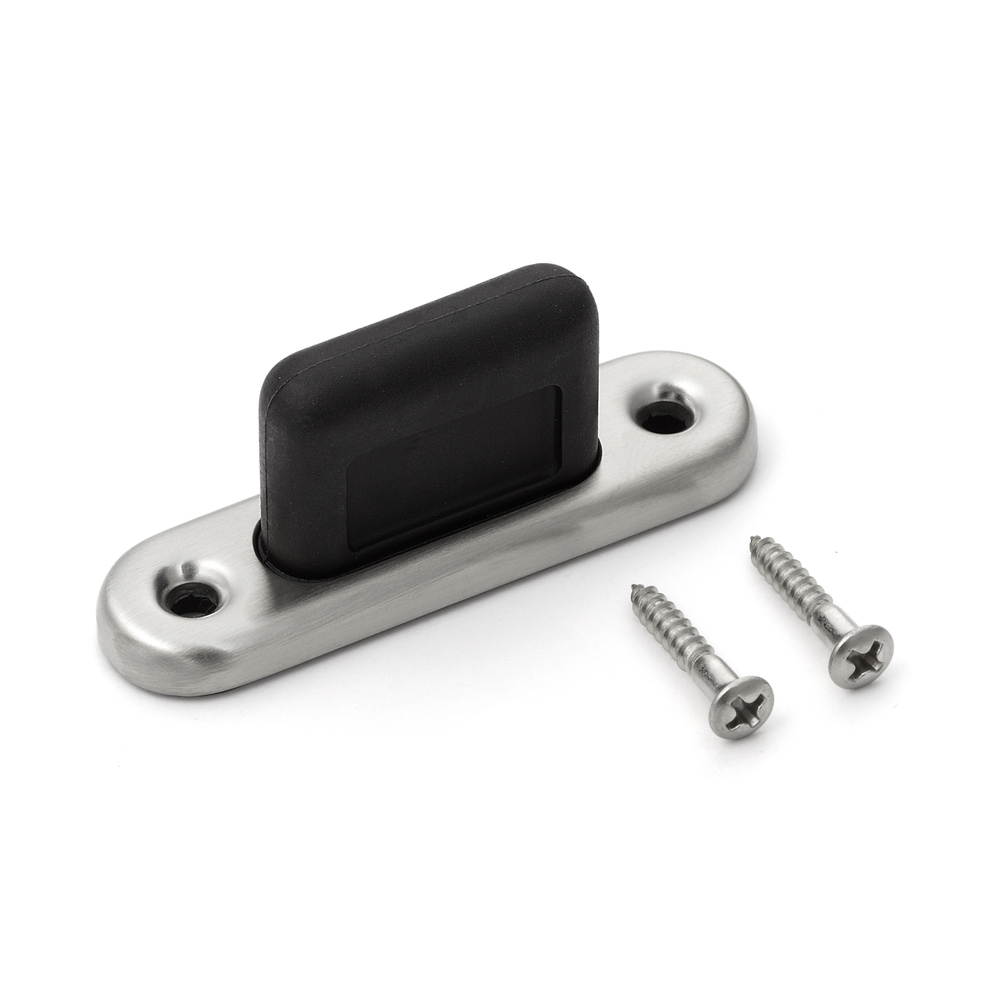 Edelstahlgriff SUS304 mit weichem Griffbereich von Sugatsune, HS-60S (60 mm), satiniert matt. Produktbild