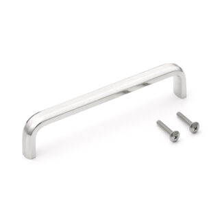 Poignée en acier inoxydable V2A (SUS304), 182 mm (7.2 ») XL-CU180TT. Poignée en acier inoxydable massif en SUS304 (V2A), mate et polie, pour meubles de salle de bain, environnement humide, navire, caravane, zone médicale, meubles de cuisine, par Suga