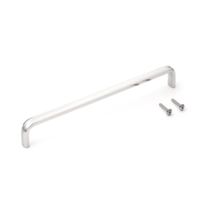 Poignée en acier inoxydable V2A (SUS304), 302 mm (11.9 ») XL-CU300TT. Poignée en acier inoxydable massif en SUS304 (V2A), mate et polie, pour meubles de salle de bain, environnement humide, navire, caravane, zone médicale, meubles de cuisine, par Sug