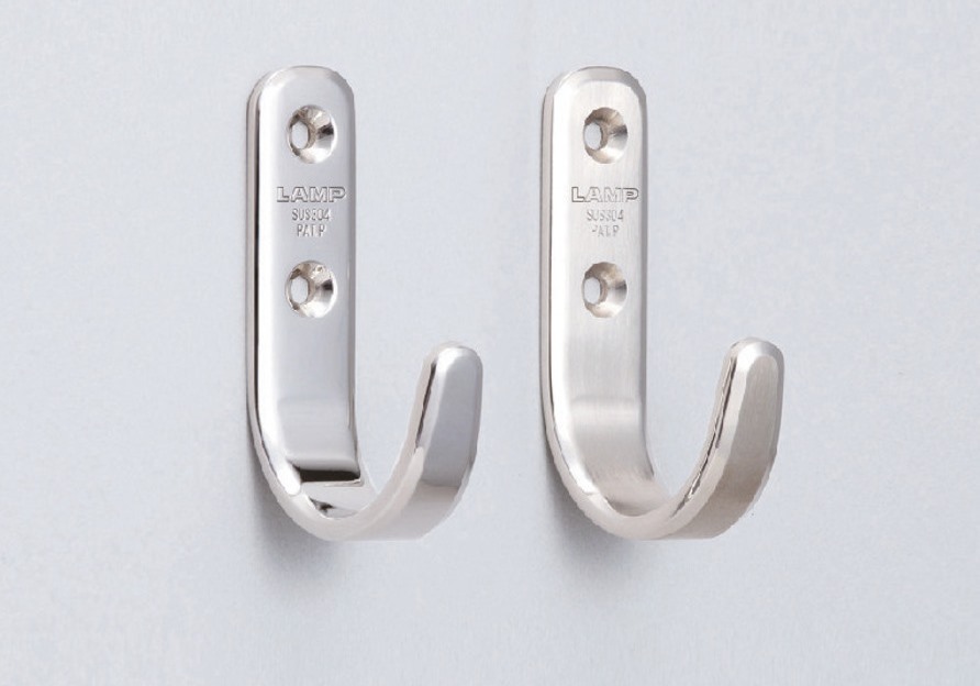 Crochet en acier inoxydable de haute qualité, en acier inoxydable massif, capacité de charge : 10 kg, surface : poli brillant, 55 mm (2,2"), XL-HJT55M. Crochets muraux en acier inoxydable pour porte-manteau, salle de bain, extérieur et bien plus encore, p – Image 3