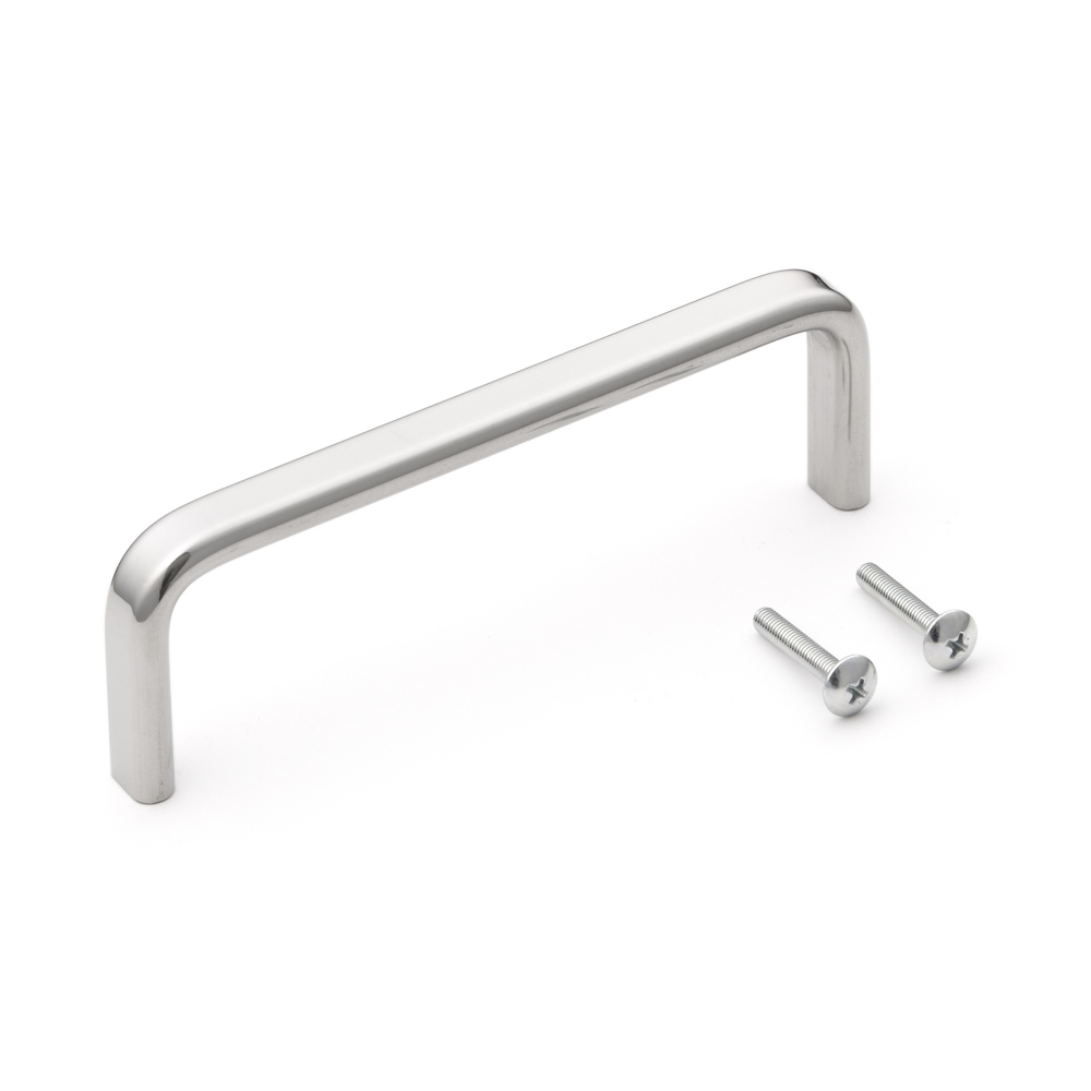 Poignée de meuble en acier inoxydable de haute qualité en SUS304 (V2A), poli brillant, 158 mm (6.3 ») ECH-150M. Poignée de porte en acier inoxydable en SUS304 (V2A), polie brillante, pour bateau, yacht, cuisine en acier inoxydable, hôtel de plage, ca