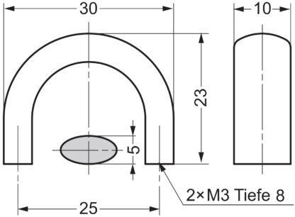 Poignée de meuble en acier inoxydable de haute qualité en SUS304 (V2A), satiné mat, 30 mm (1.2 ») DS-30S. Poignée de porte en acier inoxydable en SUS304 (V2A), satiné mat, pour bateau, yacht, cuisine en acier inoxydable, hôtel de plage, cabinet médic – Image 2