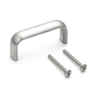 Poignée de meuble en acier inoxydable de haute qualité en SUS304 (V2A), satiné mat, 50 mm (2 ») DS-50S. Poignée de porte en acier inoxydable en SUS304 (V2A), satiné mat, pour bateau, yacht, cuisine en acier inoxydable, hôtel de plage, cabinet médical