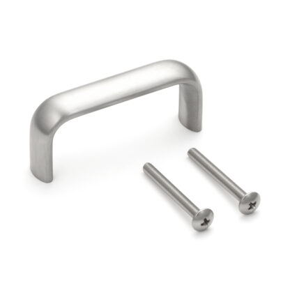 Poignée de meuble en acier inoxydable de haute qualité en SUS304 (V2A), satiné mat, 50 mm (2 ») DS-50S. Poignée de porte en acier inoxydable en SUS304 (V2A), satiné mat, pour bateau, yacht, cuisine en acier inoxydable, hôtel de plage, cabinet médical