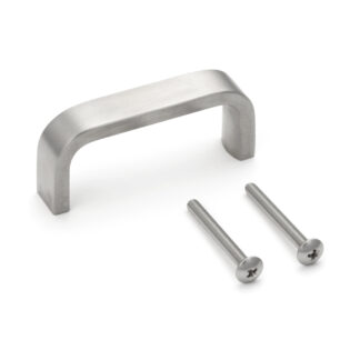 Poignée de meubles en acier inoxydable de haute qualité en SUS304 (V2A), satiné mat, 50 mm (2 ») KB-50S. Poignée de porte en acier inoxydable en SUS304 (V2A), satiné mat, pour bateau, yacht, cuisine en acier inoxydable, hôtel de plage, cabinet médica