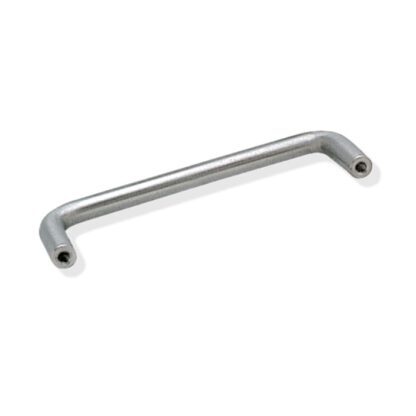 Poignée de meuble en acier inoxydable SUS316, 109,6 mm (4,4″) SWP-640/S. Poignée en arc, fabriquée à partir du meilleur acier inoxydable V4A (SUS316) sans corrosion pour des installations de haute qualité, ainsi que pour une utilisation en extérieur, dans des environnements humides, rugueux et hautement corrosifs de Sugatsune / LAMP® (Japon)