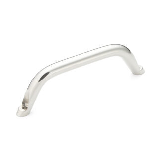 Poignée de meuble en acier inoxydable SUS316, 216,7 mm (8,6″) MG-190. Poignée solide et stable en acier inoxydable V4A (SUS316) de qualité supérieure pour les installations de haute qualité, les espaces extérieurs, les environnements humides, rugueux et hautement corrosifs de Sugatsune / LAMP® (Japon)