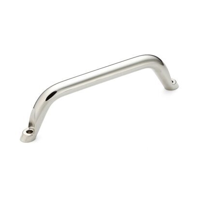 Poignée de meuble en acier inoxydable SUS316, 275,5 mm (10,9″) MG-250. Poignée solide et robuste en acier inoxydable V4A (1.4401, SUS316) pour les installations de haute qualité, les espaces extérieurs, les environnements humides, difficiles et hautement corrosifs par Sugatsune / LAMP® (Japon)