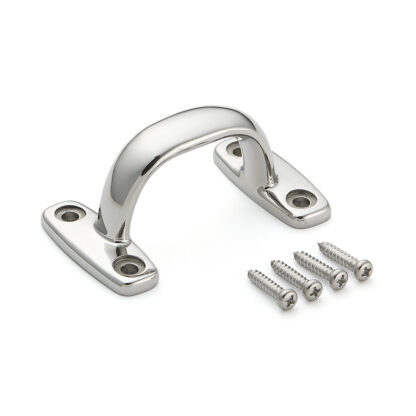 Poignée de meuble en acier inoxydable SUS316, 82 mm (3,3″) 4LC-82. Poignée en acier inoxydable V4A (SUS316) de qualité supérieure, sans corrosion, pour des installations de haute qualité, ainsi que pour une utilisation en extérieur, dans des environnements humides, rugueux et hautement corrosifs de Sugatsune / LAMP® (Japon)