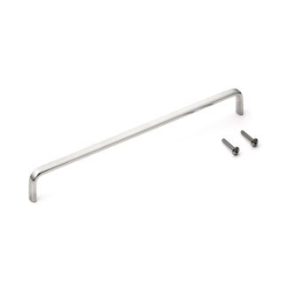 Poignée de meuble en acier inoxydable SUS316, finition mate et brillante, 260 mm (10,3″), XL-JS260TT. Poignée de meuble, fabriquée à partir du meilleur acier inoxydable V4A (SUS316) pour des installations de haute qualité, ainsi que pour une utilisation en extérieur, dans des environnements humides et difficiles de Sugatsune / LAMP® (Japon)