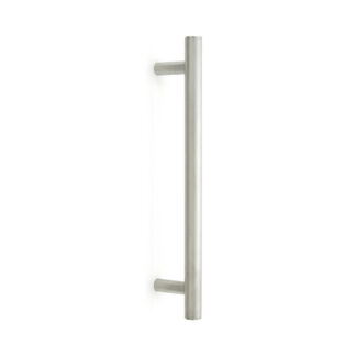 Poignée de porte en acier inoxydable SUS304, 400 mm (15.8 ») SSH-2540. Poignée de porte en acier inoxydable massif en acier inoxydable V2A, satin mat, pour porte de pièce, machine de production, train, bus, véhicule spécial, par Sugatsune / LAMP® (Ja