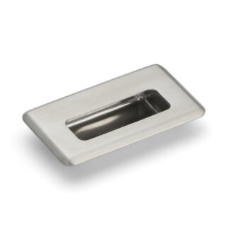 Poignée exclusive en acier inoxydable SUS304, 109,5 mm (4-5/16") HH-FC-2. Coque de poignée en acier inoxydable en acier inoxydable V2A, satiné mat, pour tiroirs, armoires, environnements humides, bateaux, machines, appareils de Sugatsune / LAMP® (Japon)