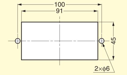 Poignée exclusive en acier inoxydable SUS304, 120 mm (4-23/32") HH-AS2. Coque de poignée en acier inoxydable en acier inoxydable V2A, satiné mat, pour tiroirs, placards, environnements humides, navires, machines, appareils de Sugatsune / LAMP® (Japon) – Image 3