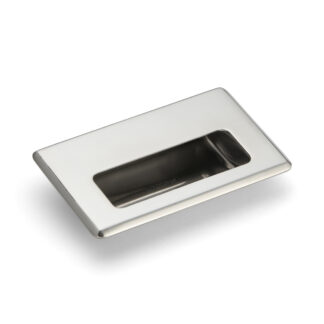 Poignée exclusive en acier inoxydable SUS304, 138 mm (5-7/16") HH-FC-1M. Coque de poignée en acier inoxydable en acier inoxydable V2A, poli miroir, pour tiroirs, placards, environnements humides, navires, machines, appareils de Sugatsune / LAMP® (Japon)