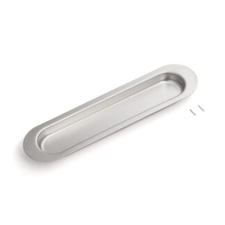 Poignée ovale exclusive en acier inoxydable SUS304, 200 mm (7-7/8") HN-200SH. Coque de poignée ovale en acier inoxydable en acier inoxydable V2A, satiné mat, pour tiroirs, armoires, environnements humides, bateaux, yachts, caravanes de Sugatsune / LAMP® (Japon)