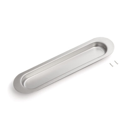 Poignée ovale exclusive en acier inoxydable SUS304, 200 mm (7-7/8") HN-200SH. Coque de poignée ovale en acier inoxydable en acier inoxydable V2A, satiné mat, pour tiroirs, armoires, environnements humides, bateaux, yachts, caravanes de Sugatsune / LAMP® (Japon)