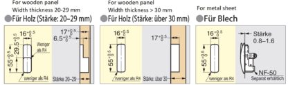 Crochet à ressort de haute qualité pour encastrement, surface : gris foncé, 60 mm (2,4 »), NF-60. Crochet pliant avec fermeture automatique pour tinyhouse, camping-car, caravane, yacht, train, avion, bus et bien plus encore, par Sugatsune / LAMP® (Ja – Image 4