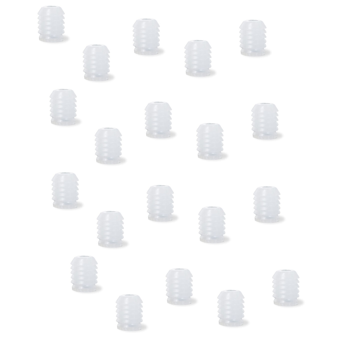 20 pièces d’insert fileté de haute qualité avec filetage intérieur M4, en nylon (PA), 11 mm (7/16"), 9047420. Manchon pratique pour les pièces en bois, les raccords de meubles, les boîtiers électroniques et bien plus encore, d’EMUCA