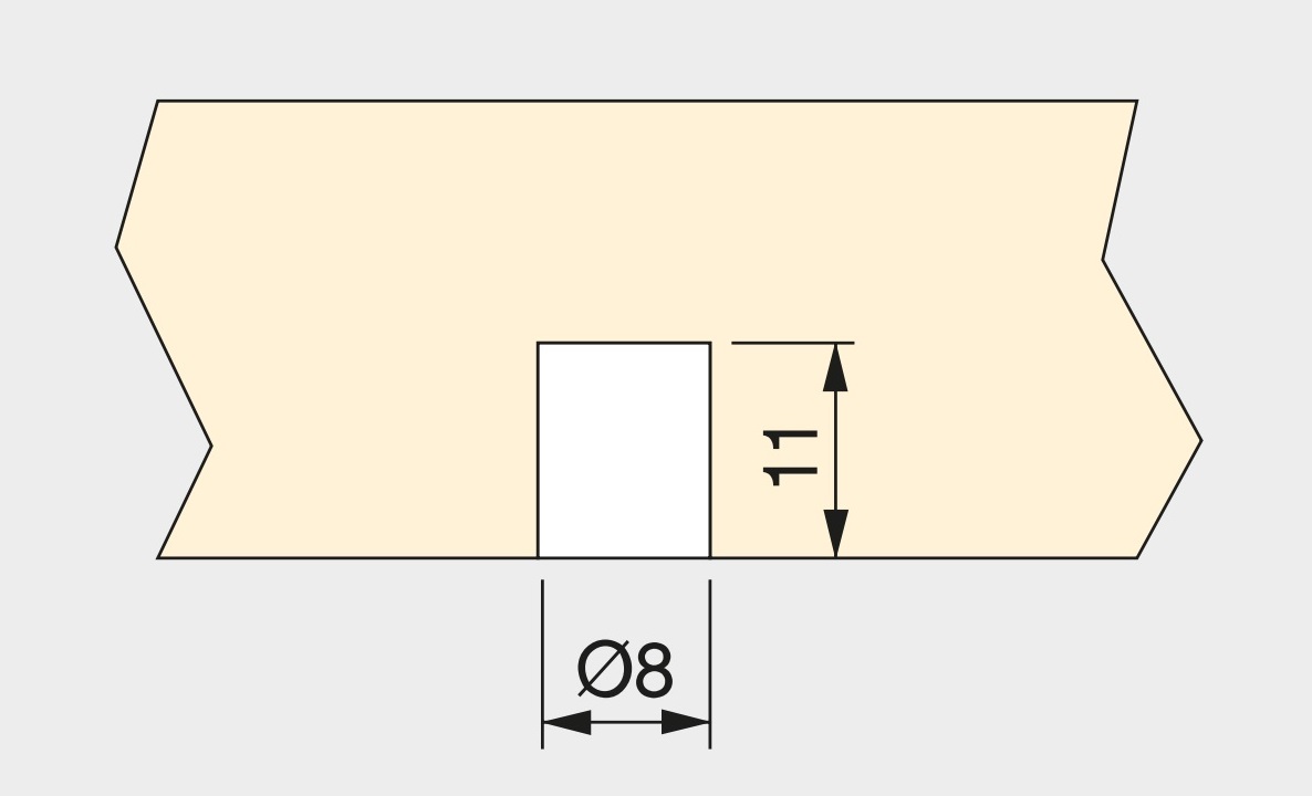 20 pièces d’insert fileté de haute qualité avec filetage intérieur M4, en nylon (PA), 11 mm (7/16"), 9047420. Manchon pratique pour les pièces en bois, les raccords de meubles, les boîtiers électroniques et bien plus encore, d’EMUCA – Image 3