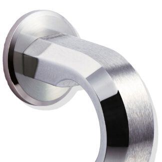 Fixation en verre pour bouton de meuble en acier inoxydable ZweiL®, 16 mm (0,7″) ZL-2302-1916. Plaque en acier inoxydable V4A (SUS316) de la meilleure qualité et vis de fixation pour la fixation au verre pour les boutons ZL-1901, ZL-1903, ZL-1904 et ZL-1905 de Sugatsune / LAMP® (Japon)