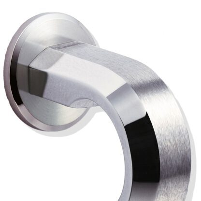 Fixation en verre pour bouton de meuble en acier inoxydable ZweiL®, 16 mm (0,7″) ZL-2302-1916. Plaque en acier inoxydable V4A (SUS316) de la meilleure qualité et vis de fixation pour la fixation au verre pour les boutons ZL-1901, ZL-1903, ZL-1904 et ZL-1905 de Sugatsune / LAMP® (Japon)
