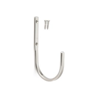 Grand crochet universel de haute qualité, en acier inoxydable, surface : poli brillant, 45 mm (1,8 »), JF45M. Porte-serviettes V2A pour l’environnement humide, la construction navale, l’extérieur et bien plus encore, par Sugatsune / LAMP® (Japon)