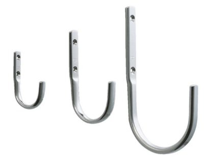 Grand crochet universel de haute qualité, en acier inoxydable, surface : poli brillant, 68 mm (2,7 »), JF70M. Porte-serviettes V2A pour l’environnement humide, la construction navale, l’extérieur et bien plus encore, par Sugatsune / LAMP® (Japon) – Image 2