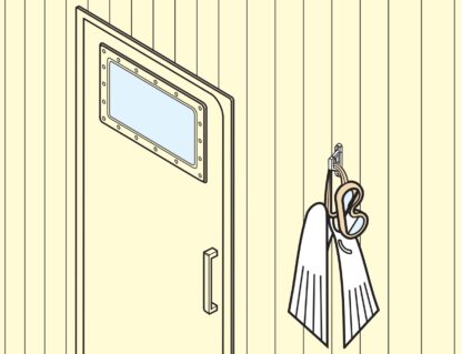 Crochet de haute qualité avec volet de sécurité en acier inoxydable SUS316, EN-K84. Crochet de câble de verrouillage de sécurité V4A pour la construction navale, l’extérieur, l’environnement humide, l’environnement hostile et bien plus encore, par Sugatsu – Image 4