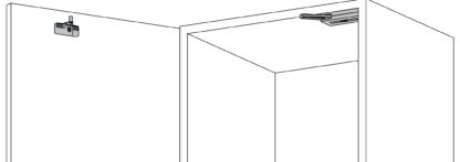 Amortisseur pour charges lourdes pour les portes de meubles grandes et lourdes. Amortisseur de meubles avec interverrouillage de SUGATSUNE / Lamp (Japon) – Image 5