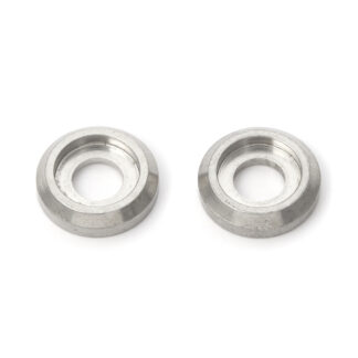 Support de montage en acier inoxydable de haute qualité 2pcs en SUS304 (V2A) pour poignées en acier inoxydable avec profil rond et diamètre Φ10 mm (25/64 « ) H-42-Z-10. Laveuse en acier inoxydable H-42-Z-10 en SUS304 (V2A) pour yacht, cuisine en acie