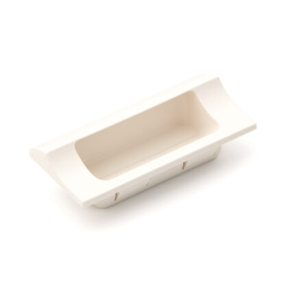 Coque de poignée rectangulaire de haute qualité pour un montage rapide dans un boîtier en tôle en plastique robuste, surface: ivoire, 90 mm (3,6 ») HH-JW90-IV. Poignée d’appareil HH-JW90-IV pour armoires métalliques, boîtier en tôle, par Sugatsune /