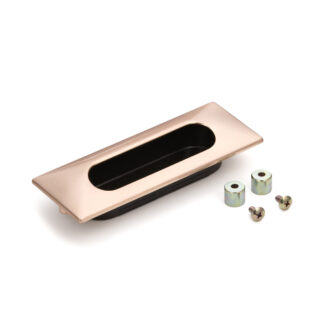 Coque de poignée rectangulaire de haute qualité en alliage de zinc massif, surface: bronze, 130 mm (5.2 ») UTZ-130SCP. Poignée de meubles UTZ-130SCP pour tôle, bois, tiroir, armoire, mobilier de bureau, meubles de chambre à coucher, par Sugatsune / L