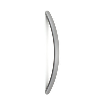 Poignée de boîtier industriel de haute qualité en alliage d’aluminium, surface : aspect acier inoxydable, anodisé, 390 mm (15.4 »), DORS-400S. Poignée en aluminium de haute technologie pour machines de production, équipements de laboratoire, équipeme