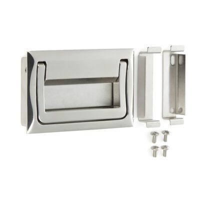 Poignée pliable en acier inoxydable de haute qualité pour valises ou boîtes en V4A, 150 mm (6″) HCT-150. Poignée de boîtier pliante en acier inoxydable V4A (SUS316) de la meilleure qualité, sans corrosion, adaptée aux environnements humides, difficiles et