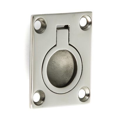 Poignée pliable en acier inoxydable en forme d'anneau V4A, 47,5 mm (1,9″) 26900. Poignée pliable en forme d'anneau faite du meilleur acier inoxydable V4A (SUS316) sans corrosion adapté aux environnements humides, difficiles et hautement corrosifs par Sugatsune / LAMP® (Japon)