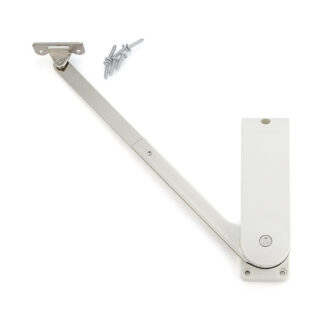 porte-rabats de haute qualité, HDS-30HL-WT, par Sugatsune, blanc, version : gauche. Image du produit