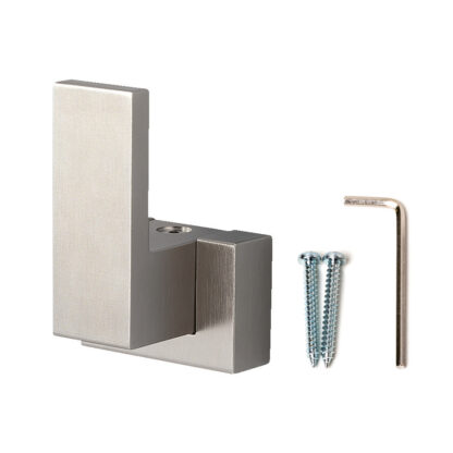 Patère de haute qualité, pour montage mural, capacité de charge : 10 kg, surface : aspect acier inoxydable, PXB-UM05-101-ST. Crochets design pour armoires, salons, hôtels, restaurants et bien plus encore, par Sugatsune / LAMP® (Japon)