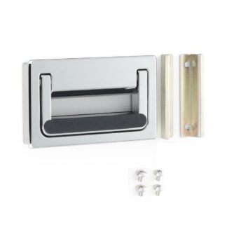 Poignée de valise en alliage de zinc de haute qualité avec ressort, 140 mm (5,6 ») MUD-140. Poignée pliante en alliage de zinc pour appareils, boîtiers, boîtiers, amplificateurs, boîtes, par Sugatsune / LAMP® (Japon)