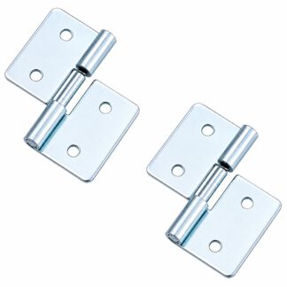 Charnière porte-pousse compacte en 2 pièces, B-56-L, hauteur : 35 mm, de TAKIGEN, capacité de charge : 2 kg (5 lbs), version : gauche. Image produit