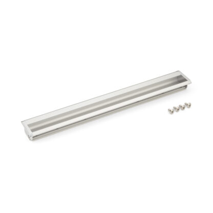 Longue poignée d’entrée en alliage d’aluminium, surface anodisée, 300 mm (11,9 ») XLA-HHA300. Poignée d’entrée XLA-HHA300 pour armoires en bois, armoires métalliques, appareils électriques, machines industrielles, par Sugatsune / LAMP® (Japon)
