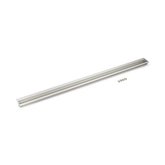 Longue poignée d’entrée en alliage d’aluminium, surface anodisée, 600 mm (23,7 ») XLA-HHA600. Poignée d’entrée XLA-HHA600 pour armoires en bois, armoires métalliques, appareils électriques, machines industrielles, par Sugatsune / LAMP® (Japon)