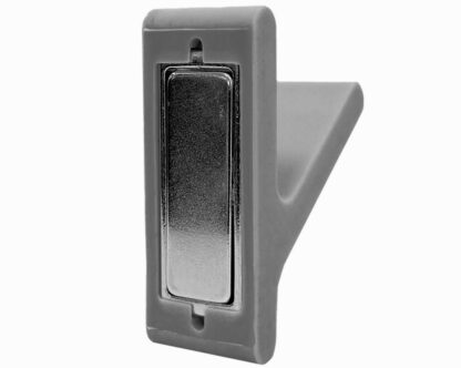 Crochet magnétique puissant, recouvert de silicone, surface : gris, 46 mm (1,9"), PXB-GN05M-101-GR.
Crochets en silicone pour réfrigérateur, tableau magnétique, mur de clés, casier, armoire métallique, paroi métallique et bien plus encore, par Sugatsune / – Image 5
